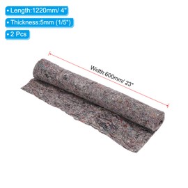 PATIKIL 24 x 48 x 0.2 inch Pipe Insulation Blanket,2Pcs Dishwasher Insulation Cotton Blanket Sound Insulation Roll Wall Insulation Blanket for Wall, Pipe, Dishwasher, Gray