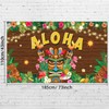 Luau Party Decorations Hawaiian Aloha Backdrop Banner Tropical Tiki Totem