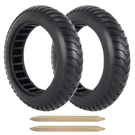 10x2.125 Rubber Solid Tire, 50/75-6.1 Tubeless Tyre Replacement