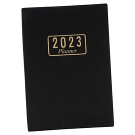 Operitacx 2023 Portable English Planner Notebook | Daily Agenda Notepad | 365 Day Schedule Organizer | Ideal for Work and Study | Weekly Planning and Goal Tracking