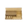 HobbyHold Wooden Organiser: 97 Slot Tool/Brush Holder for Model Making,