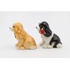 Fine Porcelain Valentine Cocker Spaniel with Red Heart Collar and