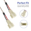 Car Dash Tweeter Speaker Wiring Harness Replacement for Toyota Corolla/Camry