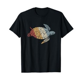 Sea Turtle Retro Style Vintage T-Shirt
