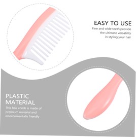 OHPHCALL Hairdressing Comb Wide Tooth Fine Tooth Barber Comb Set for Travel Hair Brush