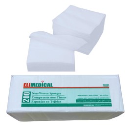 Elimedical Non Woven Sponges Non Sterile 4ply 3"x3" 200pcs/pkg N3304