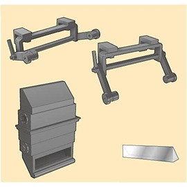 Passion Models P35T-014 1/35 Mudder 3 3D Periscope Set, Plastic Model Parts, Molded Color