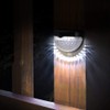 4Pcs Solar Fence Lights 6LED Garden Light Waterproof Decorative Lamps