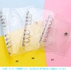 6 Holes A7 Personal Notebook Binder A7 Transparent with Bodan