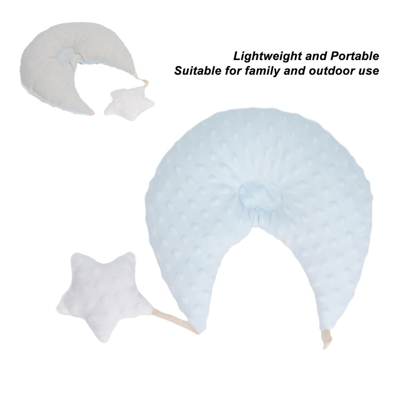 Baby Head Support Pillow Soft Lightweight Portable Infant Head Shaping