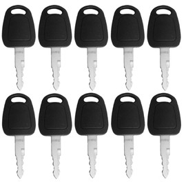 10 Pack Keys for Doosan, Daewoo, Terex, Bobcat E80 F900 Excavator K1009605, D100 (10)