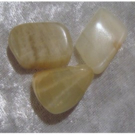 GYPSY PALACE 3 Moonstone Tumbled Stones Gemstones Crystals Healing Rocks Wiccan Supplies
