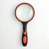 Double color large magnifying glass / handy 2.5x magnification magnifying glass 17ea