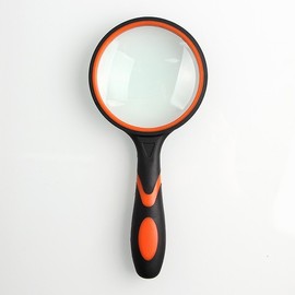 Double color large magnifying glass / handy 2.5x magnification magnifying glass 17ea