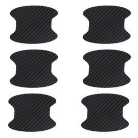 16 Pcs Car Door Handle Cup Protector Sticker, Anti Scratch Car Door Handle Guard Film for Most Cars (Black)