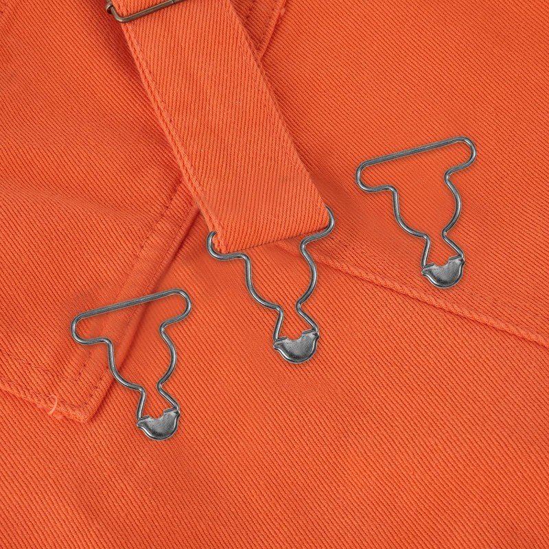 Lusofie 12Pcs Suspender Buckles Dungaree Overall Buckles Metal Overall Clasp