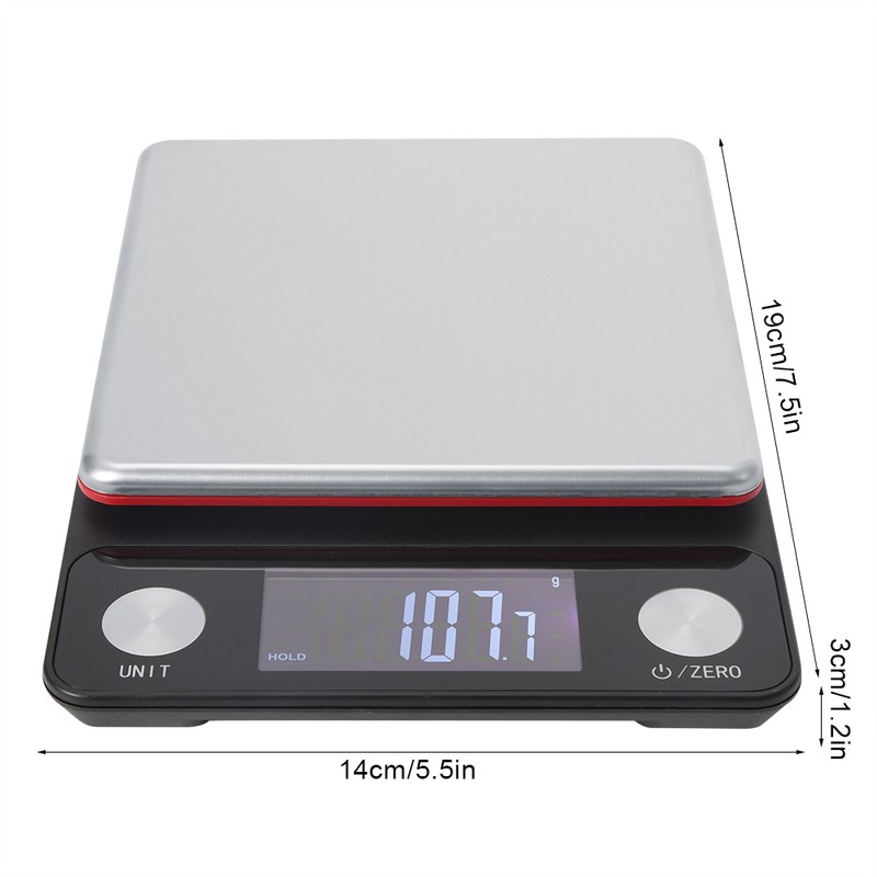 Electronic Kitchen Scale LED Digital Food Scale Weighing Scale High