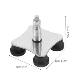 SAFIGLE Trekking Crutch Foot Pad Leg Attachment Lightweight Easy to Install for Walking Sticks and Canes for Seniors Enhances Stability Any Surface