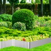 MTART Metal Garden Edging for Landscaping, Sturdy Corrugated Edging Border