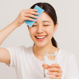 Summer forehead cool patch cooling stick-on cool pack ice patch 10 sheets cool pack 10 sheets + 10 sheets