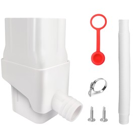 Downspout Rainwater Collection, Rain Barrel Diverter Kit Fits 2 “x 3’’ Standard Downspoutand, Rainwater Collection System -White