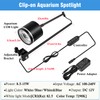 HITOP Clip-On Aquarium Spotlight for 30-55cm Reef/Freshwater Tanks, Fish Tank