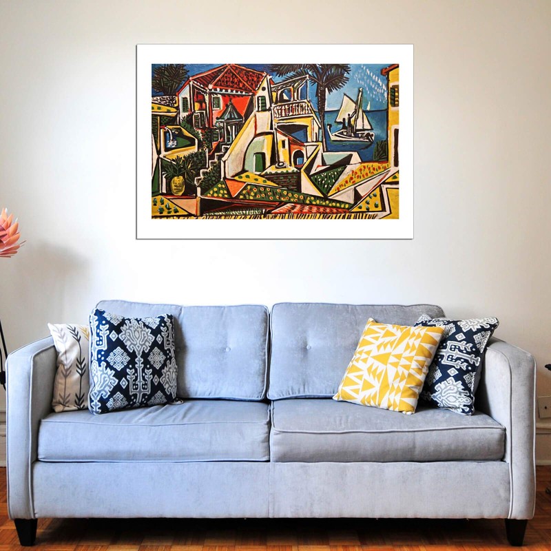 Spiffing Prints Pablo Picasso - Mediterranean Landscape - Large -