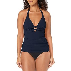 Profile by Gottex - Tankini Tipo Pajarita para Mujer, Marino, 12