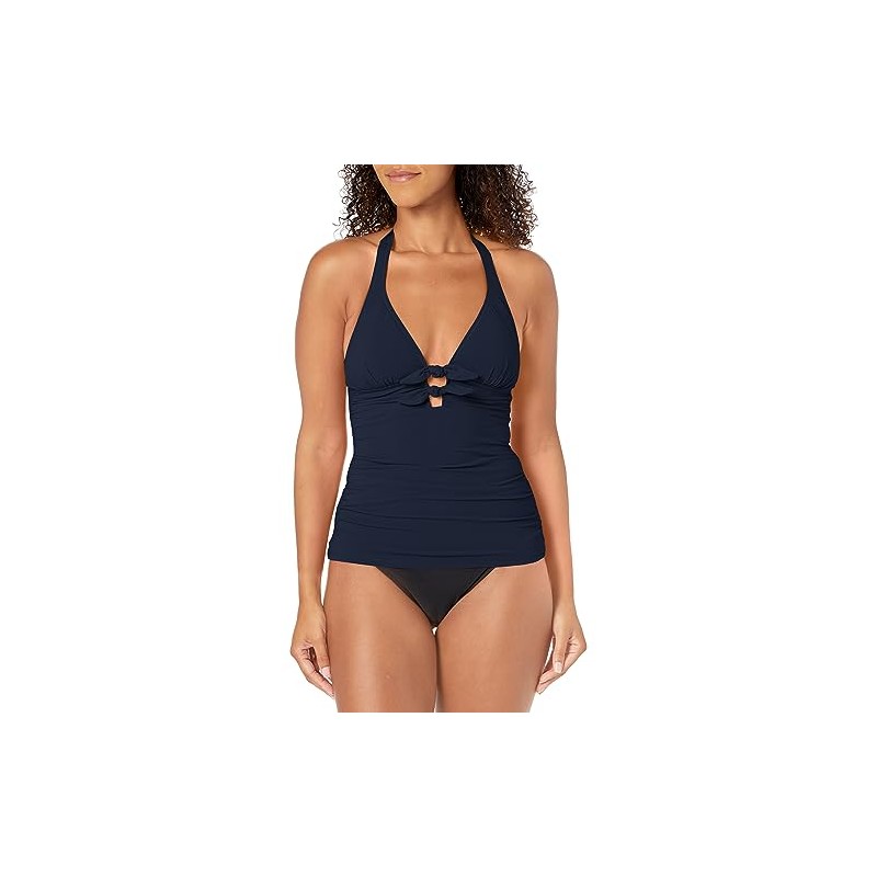 Profile by Gottex - Tankini Tipo Pajarita para Mujer, Marino,