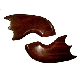 NareeGreen 2 Pieces Eagle Wing Shape Guasa Gua-sha Scraping Tool for The Patient's Neck, Chest, Face or Back Relieve Fatigue