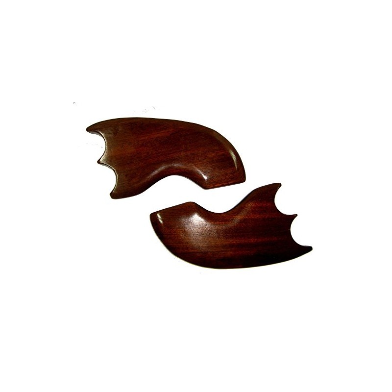 NareeGreen 2 Pieces Eagle Wing Shape Guasa Gua-sha Scraping Tool