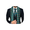 YOHOWA 2PCS Scarf Necktie Set Men/Women Fashion Silk Lightweight Feeling