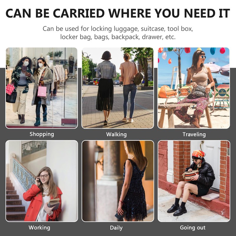 Baluue Suitcase Lock Tsa007 Password Lock Zip Suitcase Bag Fixed