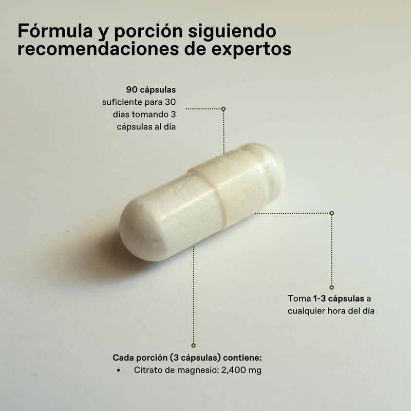 Unruled - Magnesium Citrate | Citrato de Magnesio | 30