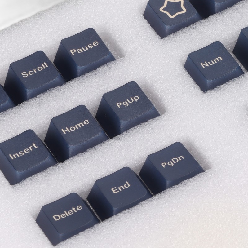 Mechanical Keyboard Keycap 128 Key PBT Keycap Set Contrasting Colors
