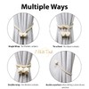 NazTur Magnetic Curtain Tiebacks- Upgrade 2022 with a Thicker Twist
