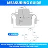 CYCMACO Sofa Cover Waterproof 1 Seater with Armrests, Sofa Protector