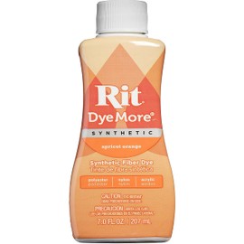 Rit Dye 155867 Synthetic 7oz-Apricot Orange, Other, Multicoloured, 207 ml (Pack of 1)