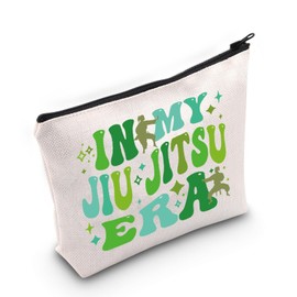 TGBJE in My Jiu Jitsu Era Makeup Bag Zipper Pouch Martial Art Instructor Gift Taekwondo Coach Cosmetic Bag Judoka Gift (C-Jiu Jitsu Era Bag)