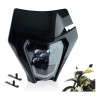 Faro Motocicleta De Led Carcasa Negra Para Ktm Exc Mx