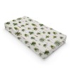 Watercolor Palm Trees Changing Pad Covers Green Coco Palm Trees