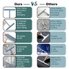 Richmirth Shower Glass Cleaner Squeegee, 9 Inch Width Silicone Bathroom