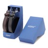 Aoki Men's Belt Set with Box, Adjustable Size, Genuine Leather,