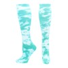 Tie Dye Multisport Tube Socks (Teal/White, Small)