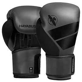 Hayabusa S4 Kids Boxing Gloves for Boys and Girls - Charcoal, 6 oz