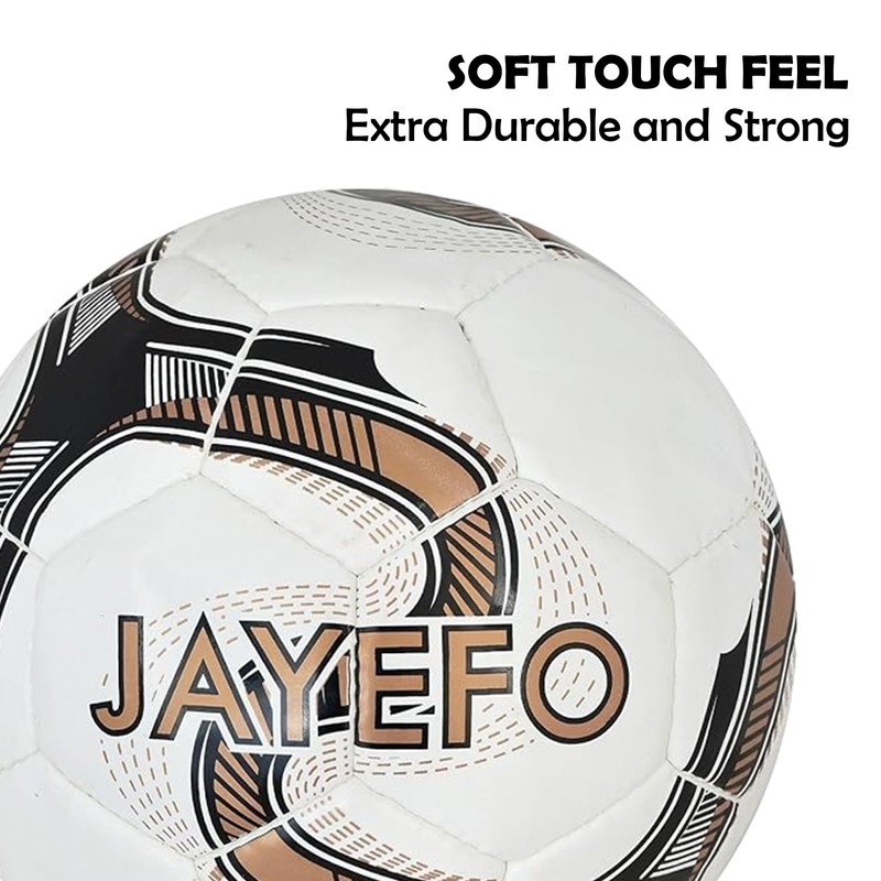 Jayefo Pro Foot Ball - Soft Touch Feel, Hugely Durable,