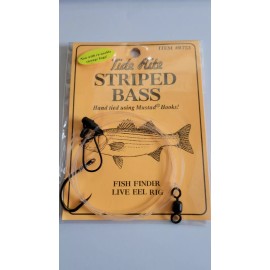 TIDE RITE NEW Tide Rite STRIPED BASS Fish Finder Live Eel Rig w/Hook Fishing