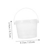 RORPOIR 10 Pcs Airtight Food Storage Buckets Dustproof Moisture Proof