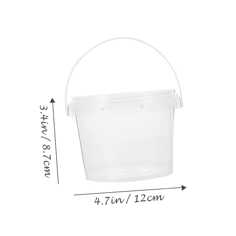 RORPOIR 10 Pcs Airtight Food Storage Buckets Dustproof Moisture Proof