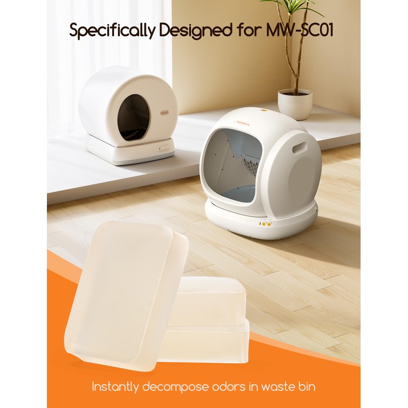 MeoWant Pet Odor Eliminator, Automatic Cat Litter Box Odor Deodorant